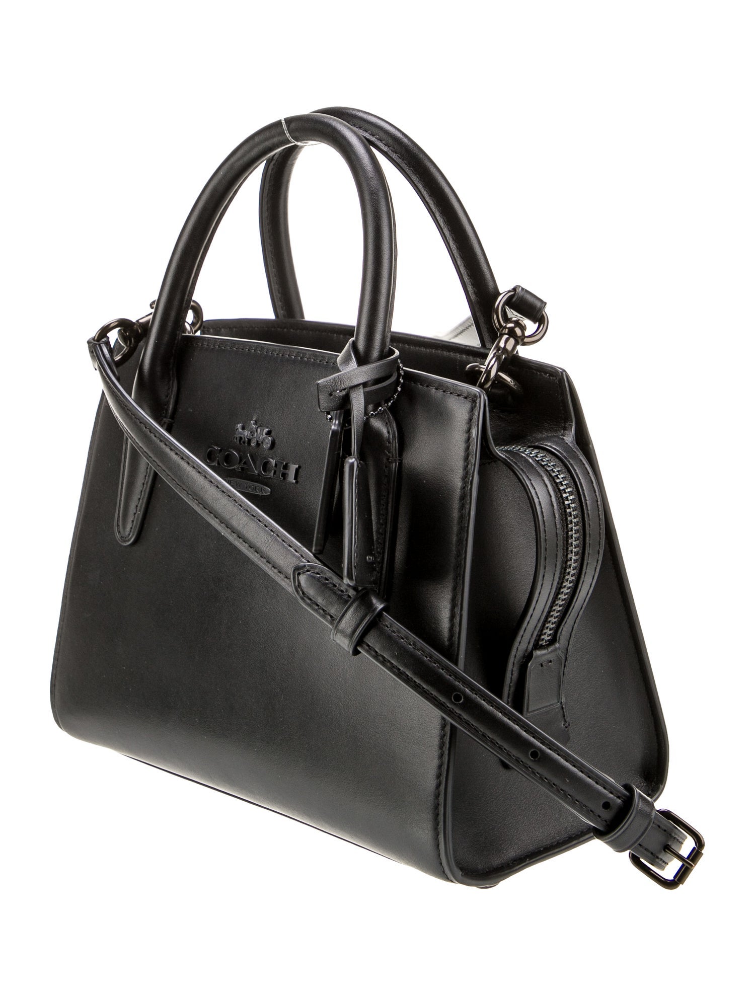 Coach Leather Top Handle Bag