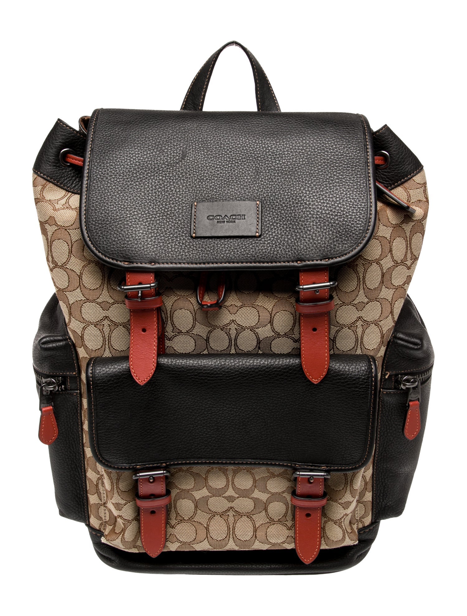 Coach Leather Backpack