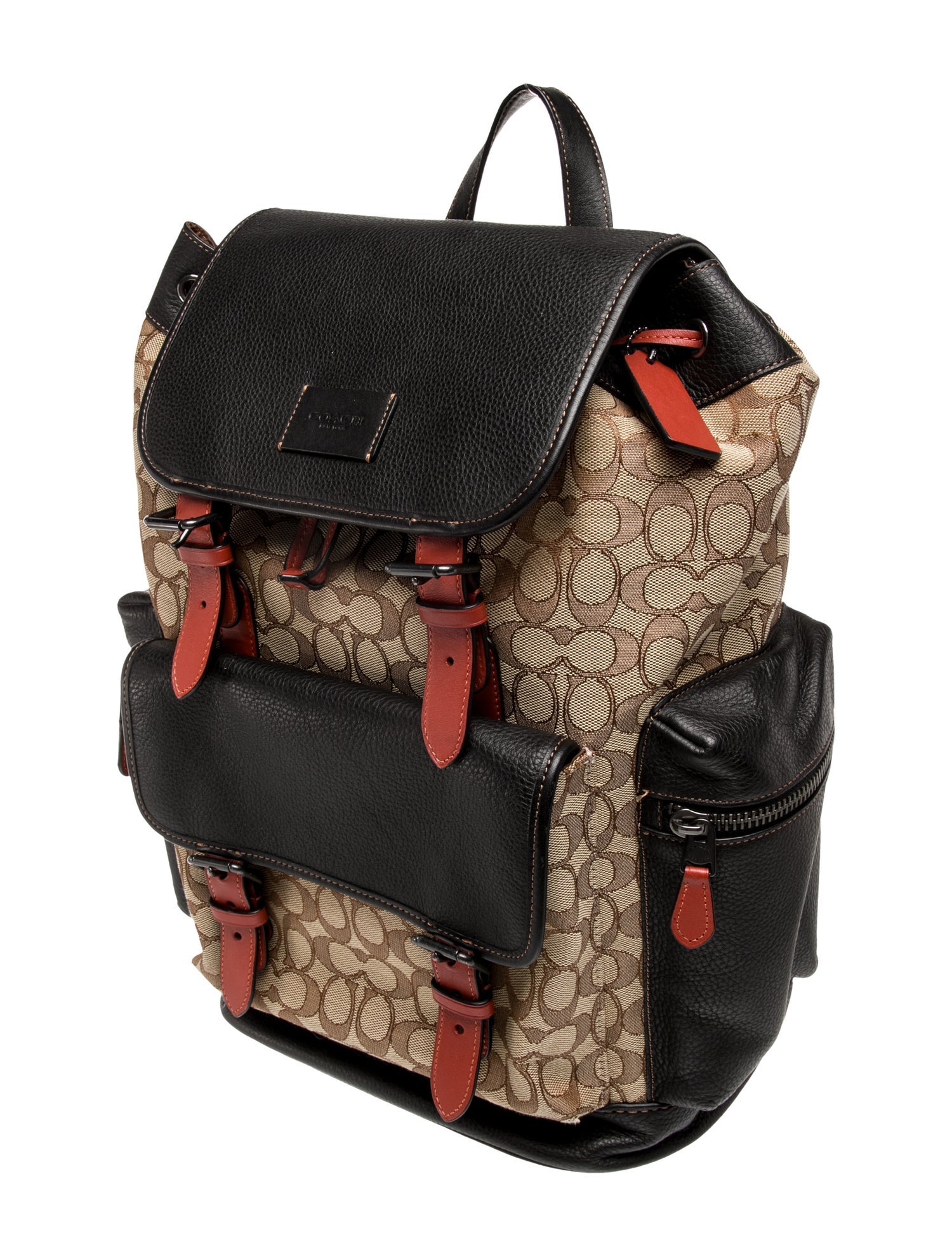 Coach Leather Backpack