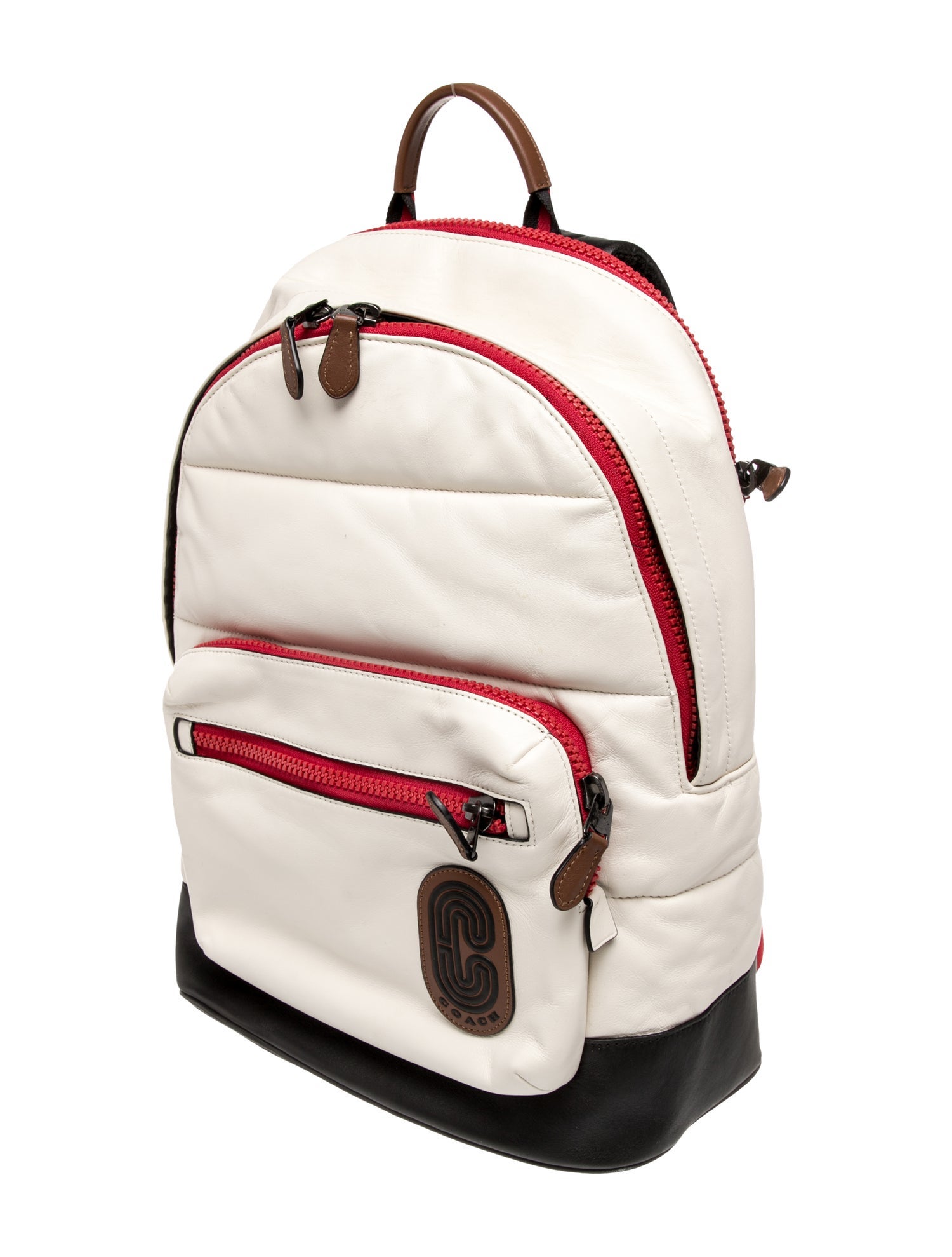 Coach Leather Backpack