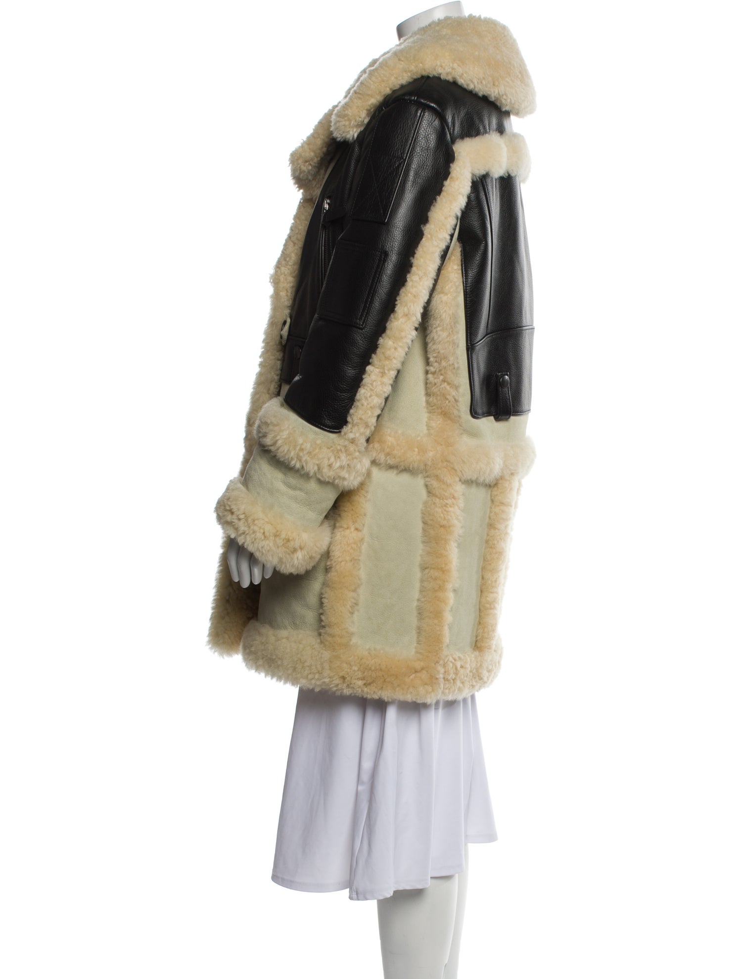 Coach Shearling Faux Fur Coat