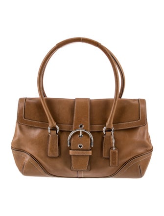 Coach Leather Top Handle Bag