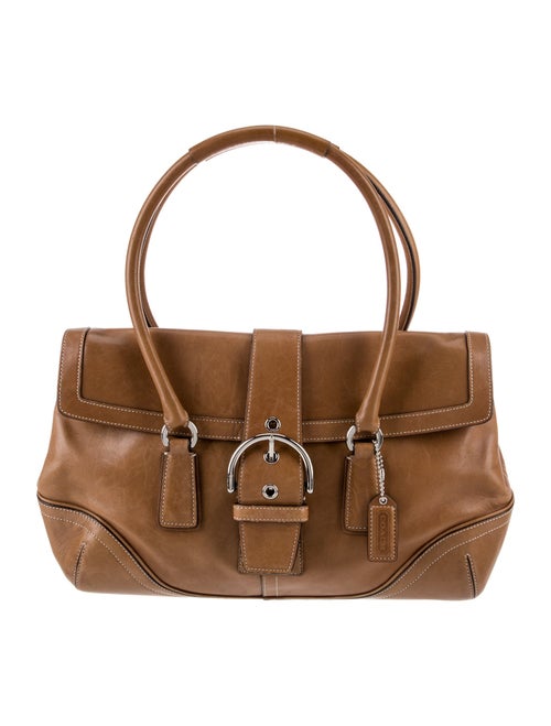 Coach Leather Top Handle Bag