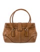 Coach Leather Top Handle Bag
