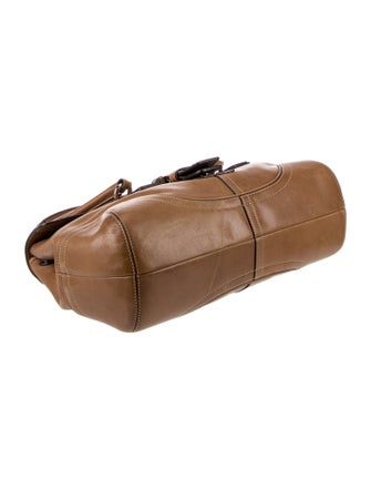 Coach Leather Top Handle Bag