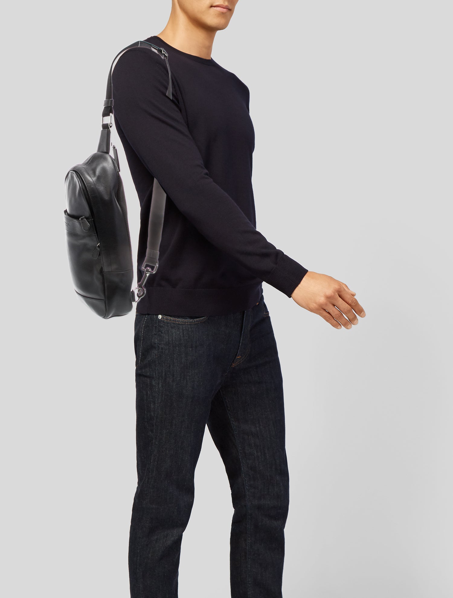 Coach Leather Backpack