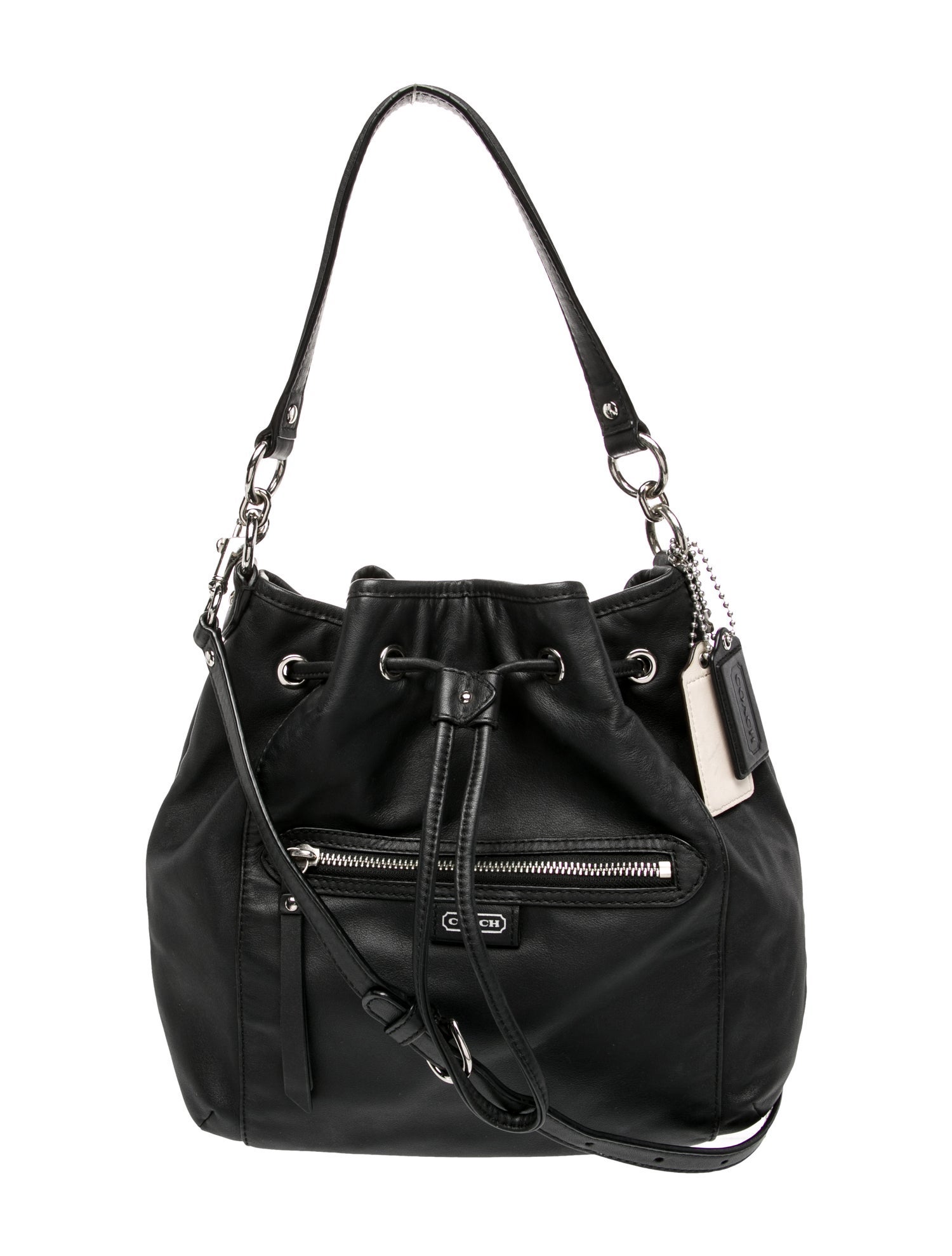 Coach Leather Bucket Bag