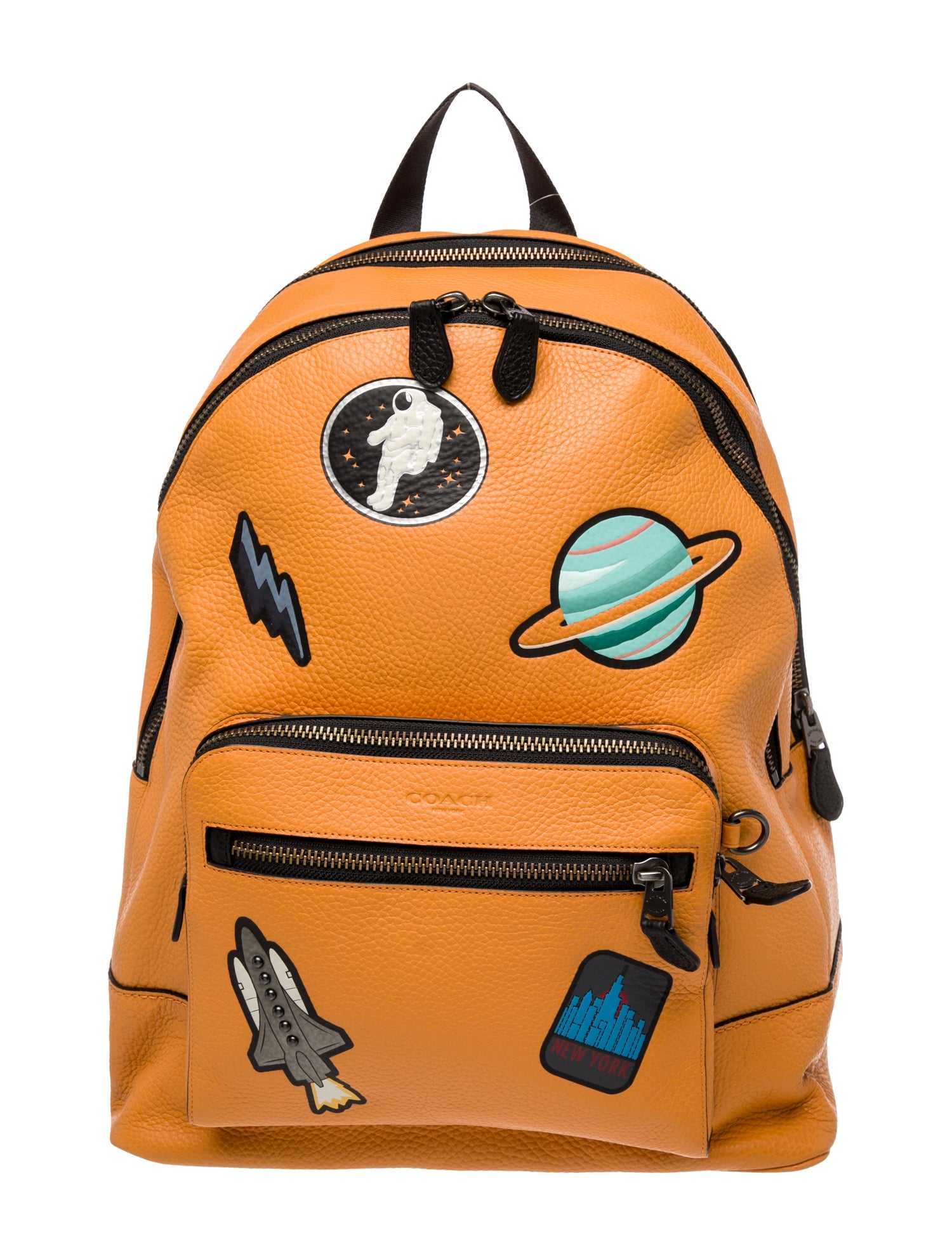 Coach Leather Backpack