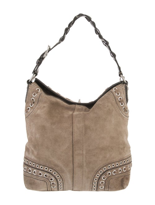 Coach Suede Shoulder Bag