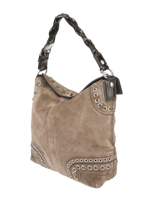 Coach Suede Shoulder Bag