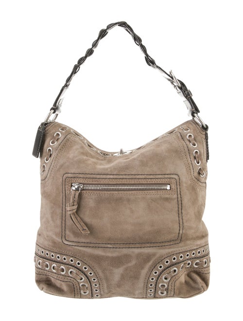 Coach Suede Shoulder Bag