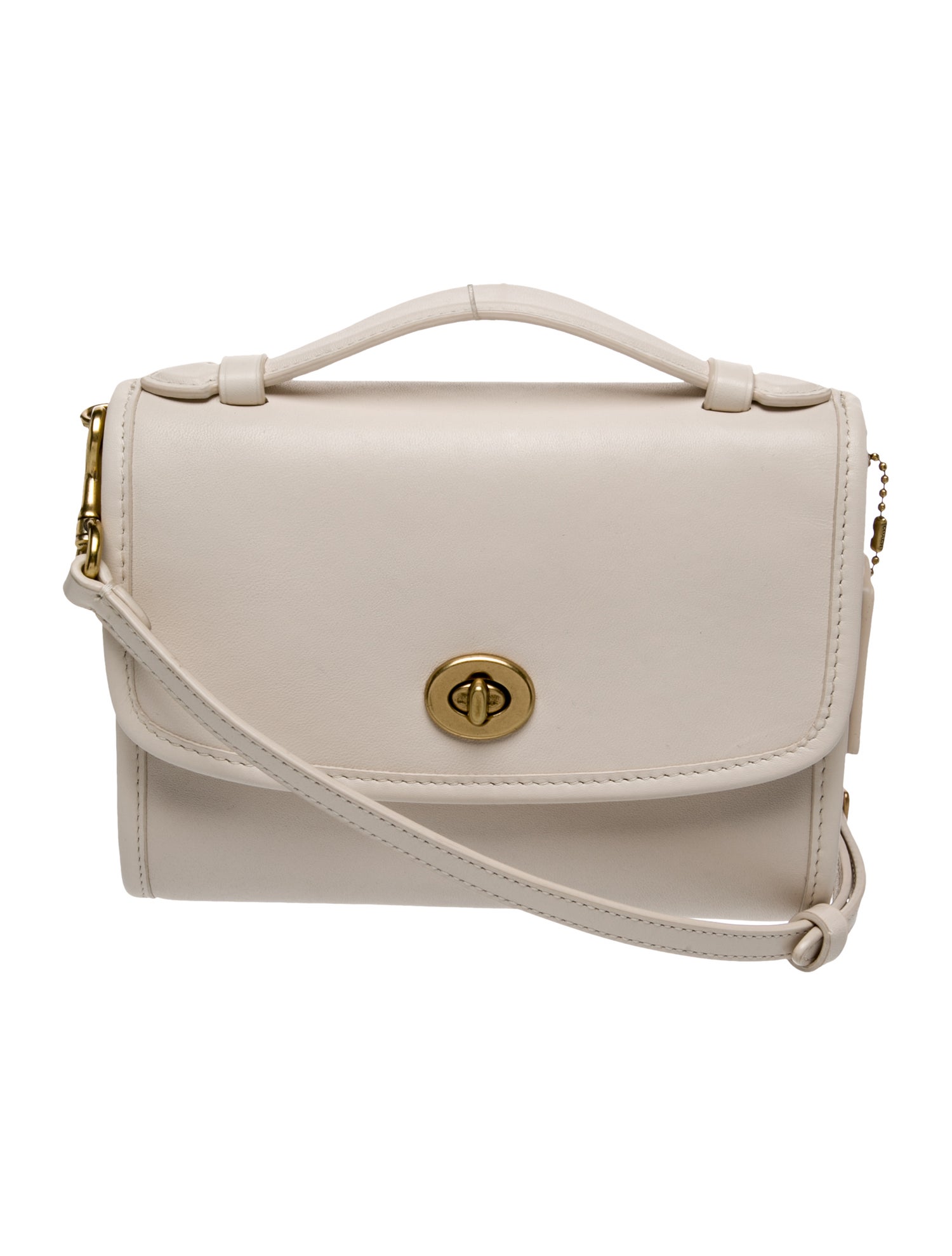 Coach Leather Top Handle Bag