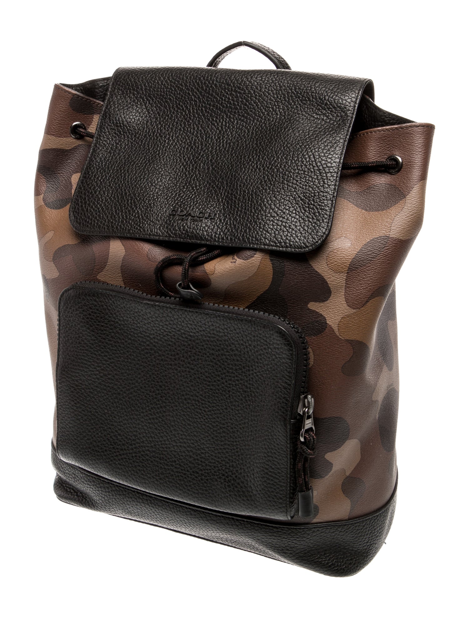 Coach Leather Backpack