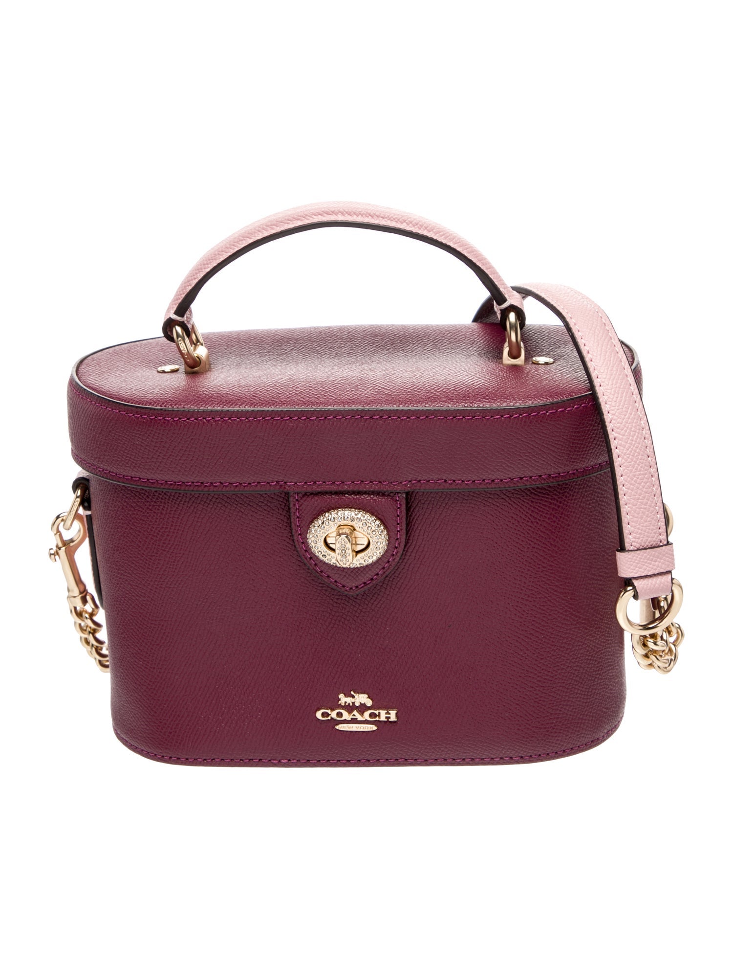 Coach Leather Top Handle Bag