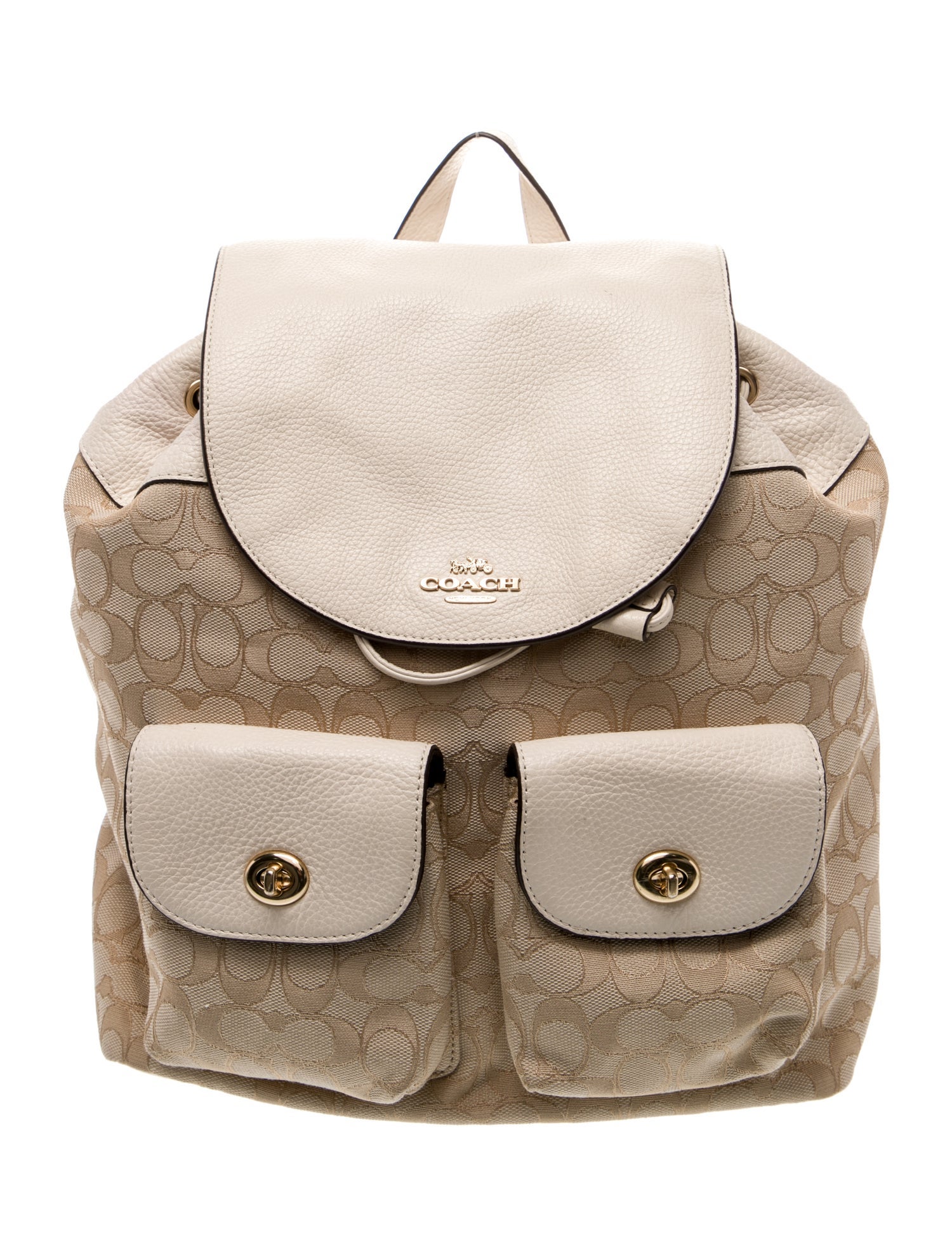 Coach Leather Backpack