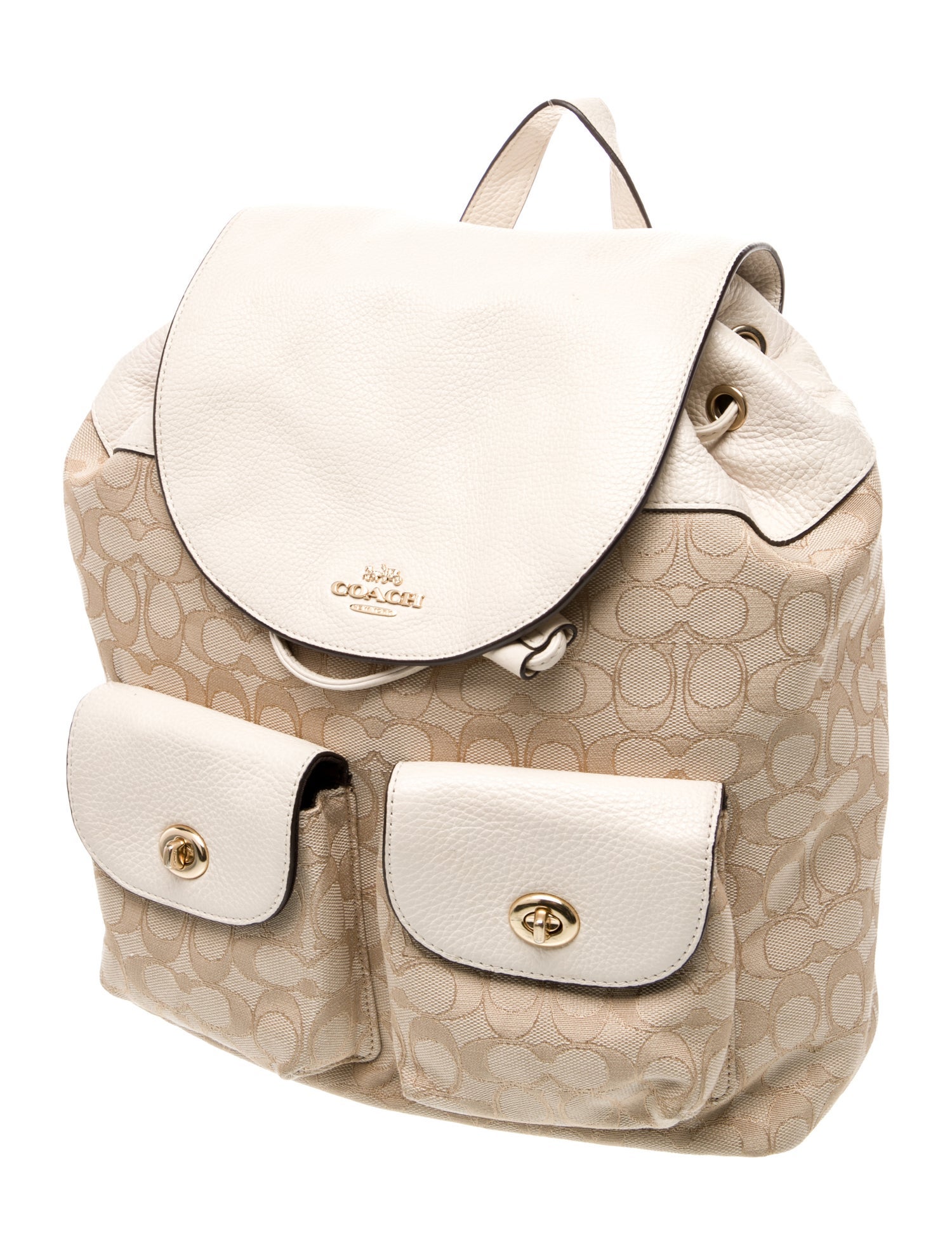 Coach Leather Backpack