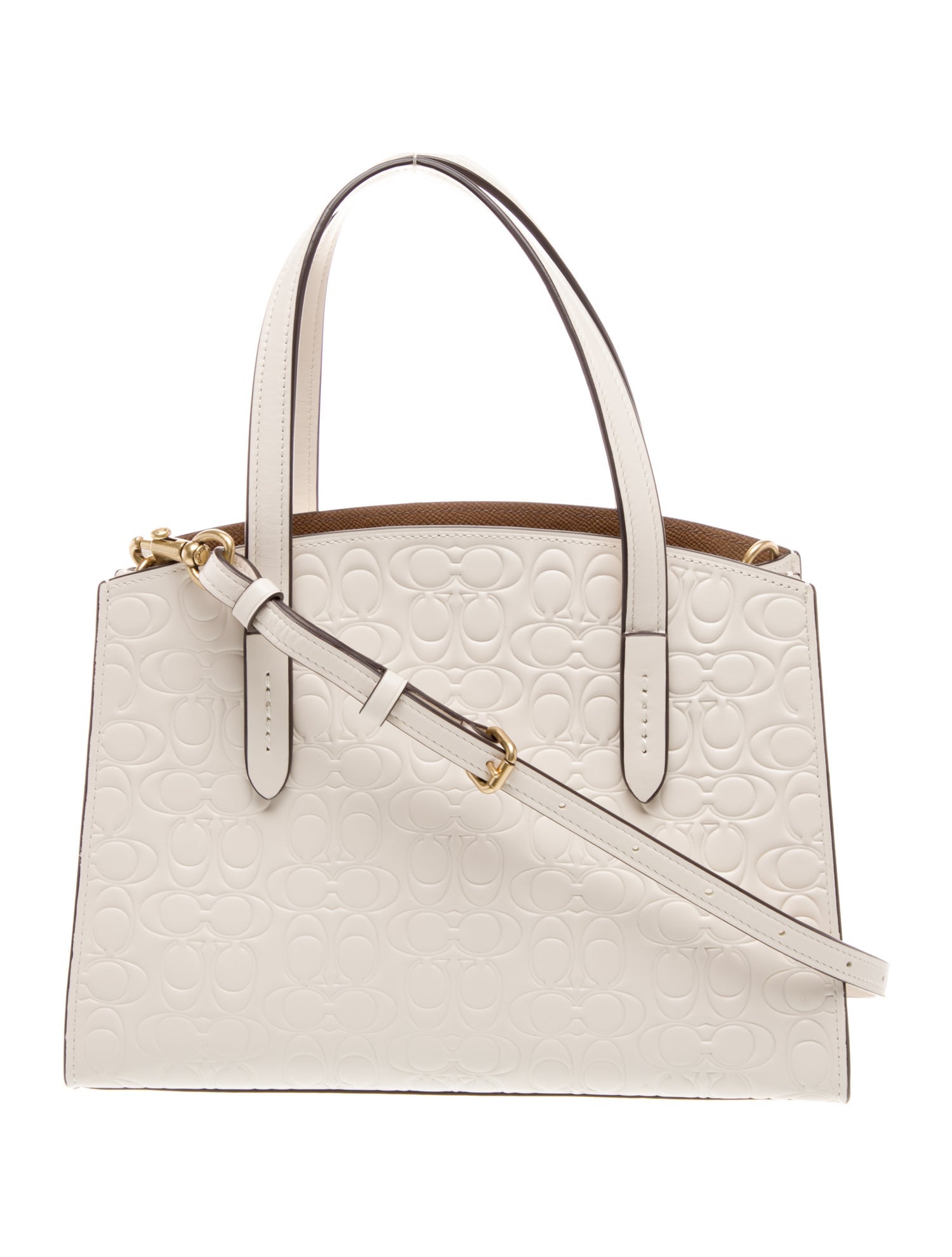 Coach Leather Top Handle Bag