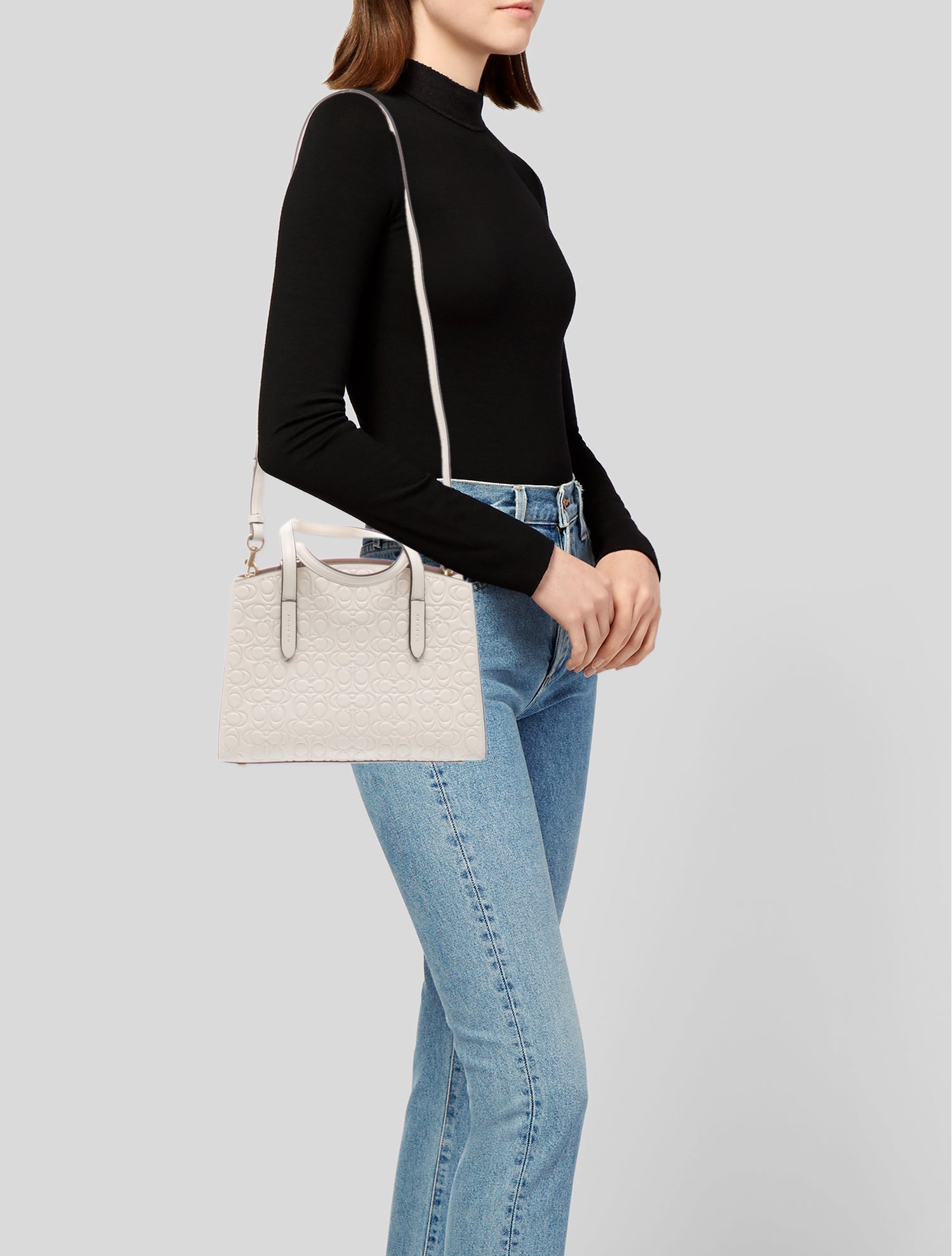 Coach Leather Top Handle Bag w/ Tags