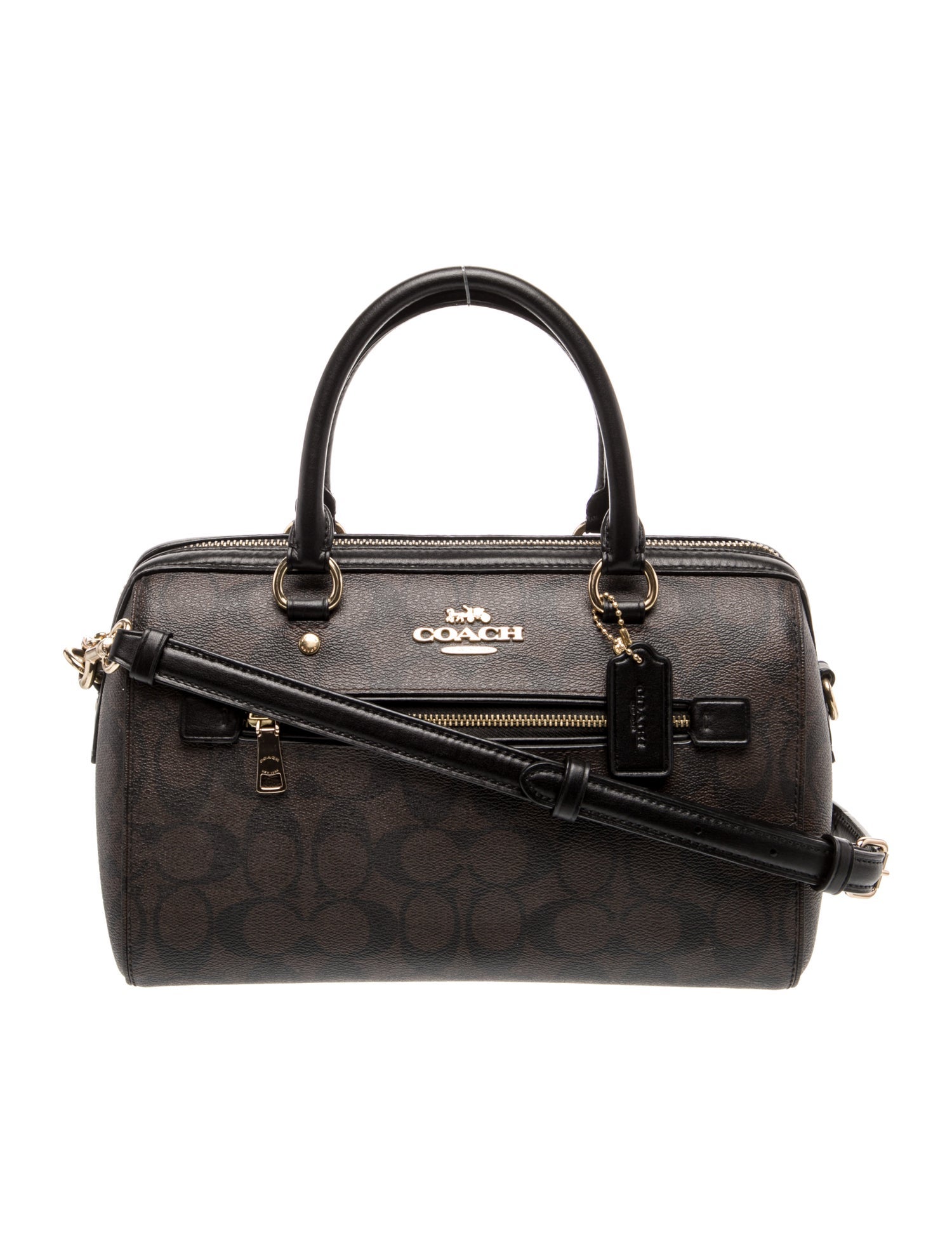 Coach Leather Top Handle Bag