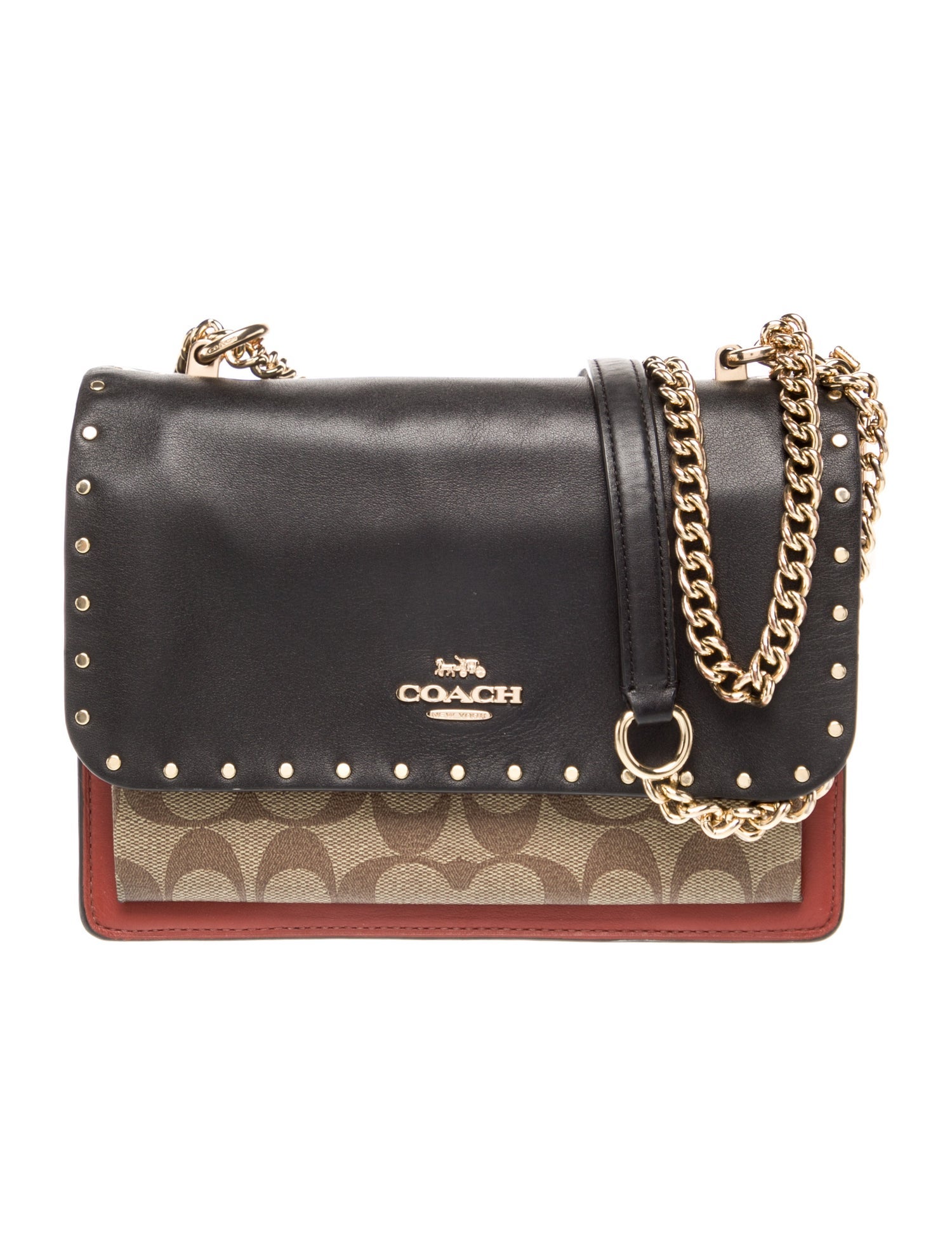 Coach Leather Evening Bag