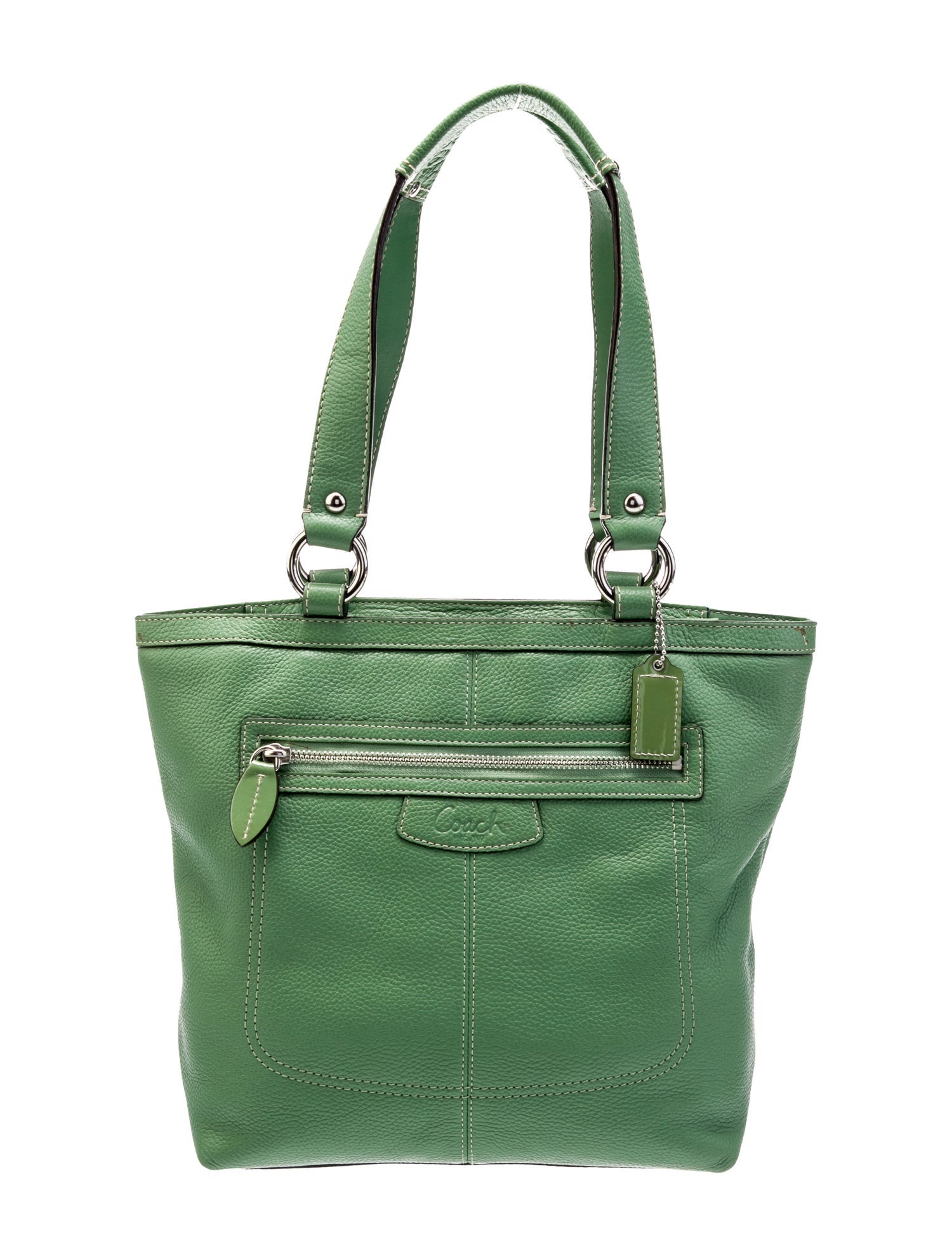 Coach Leather Top Handle Bag