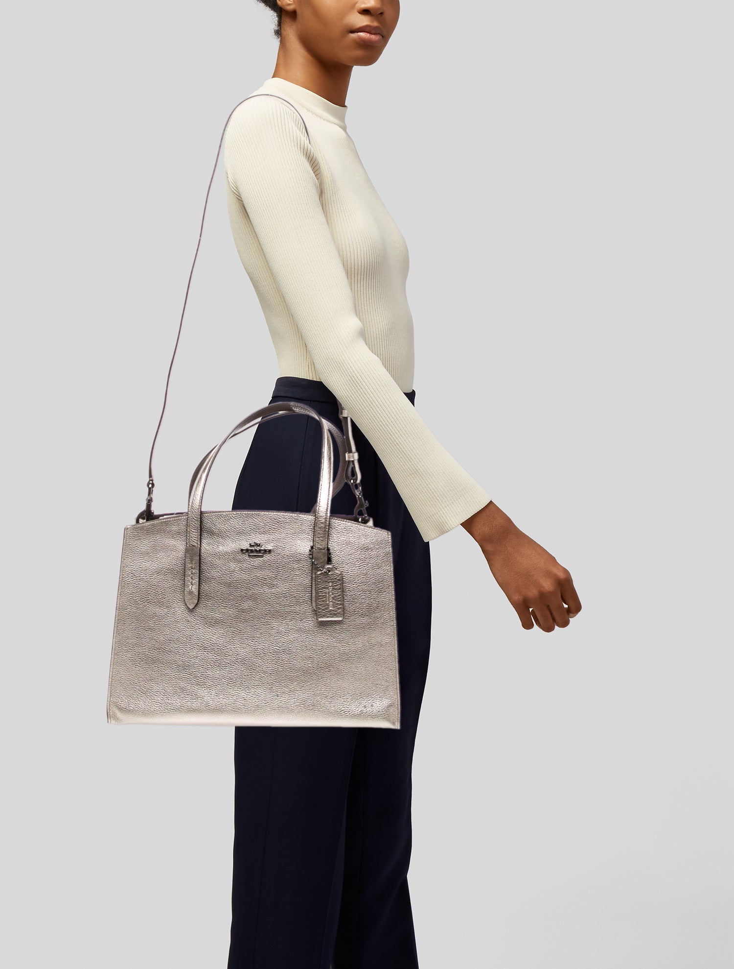 Coach Leather Shoulder Bag w/ Tags