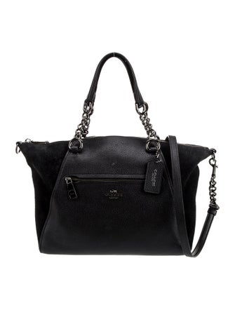 Coach Leather Top Handle Bag