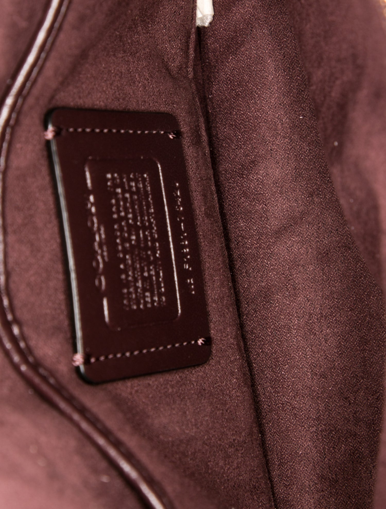 Coach Leather Top Handle Bag