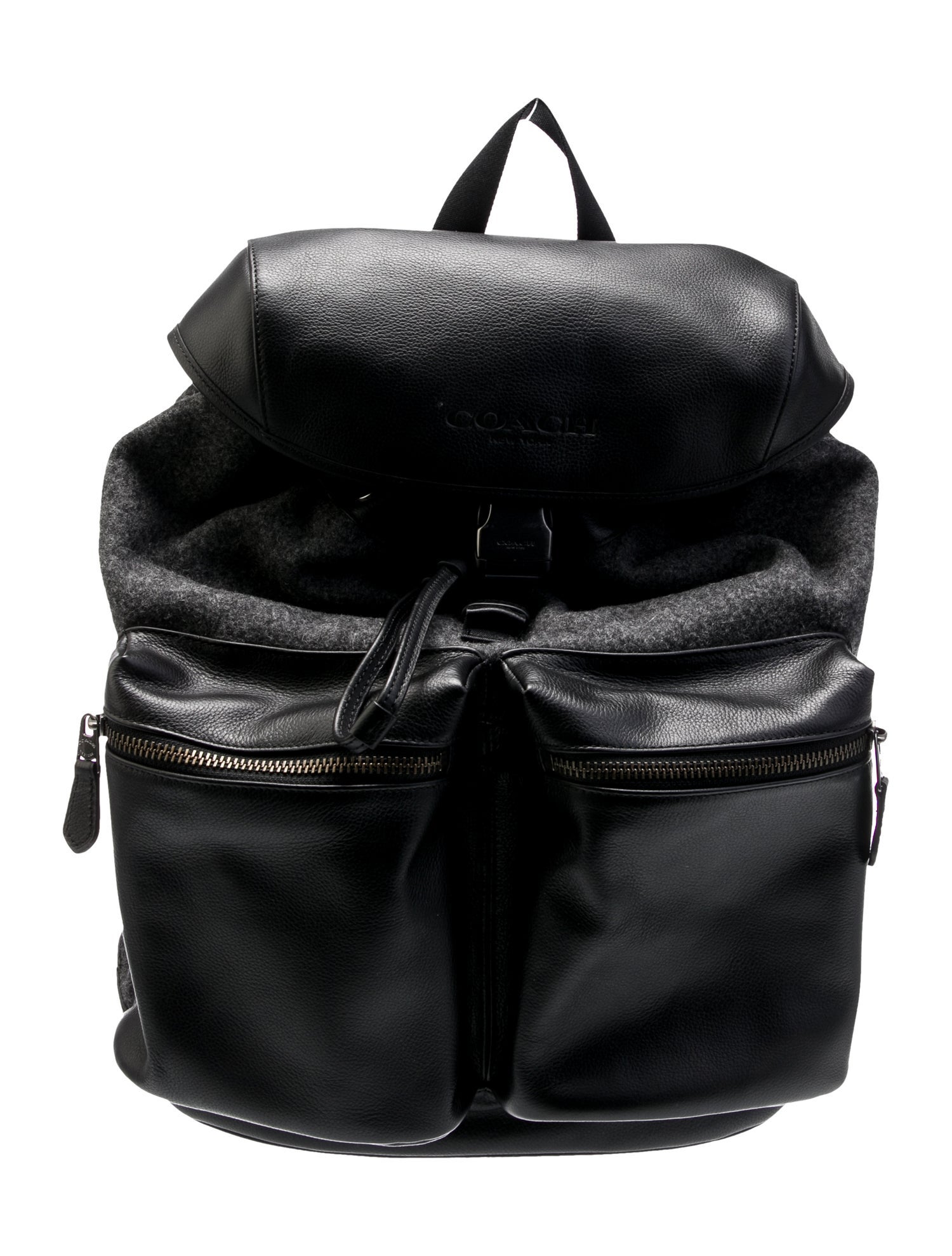 Coach Leather Backpack