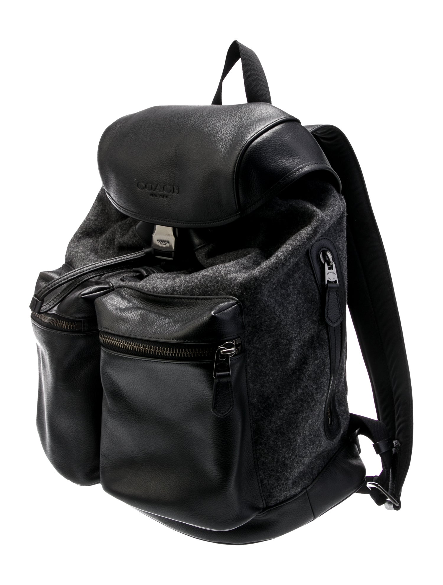 Coach Leather Backpack