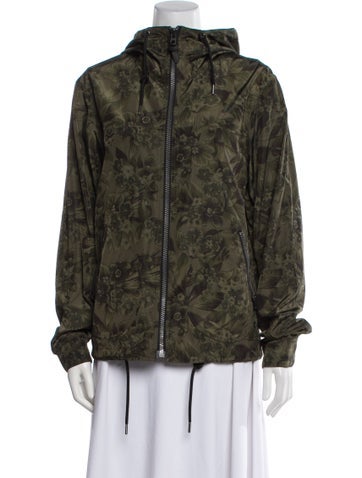 Coach Jackets Printed Faux Fur Jacket XS