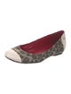 Coach Leather Printed Flats