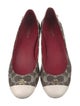Coach Leather Printed Flats