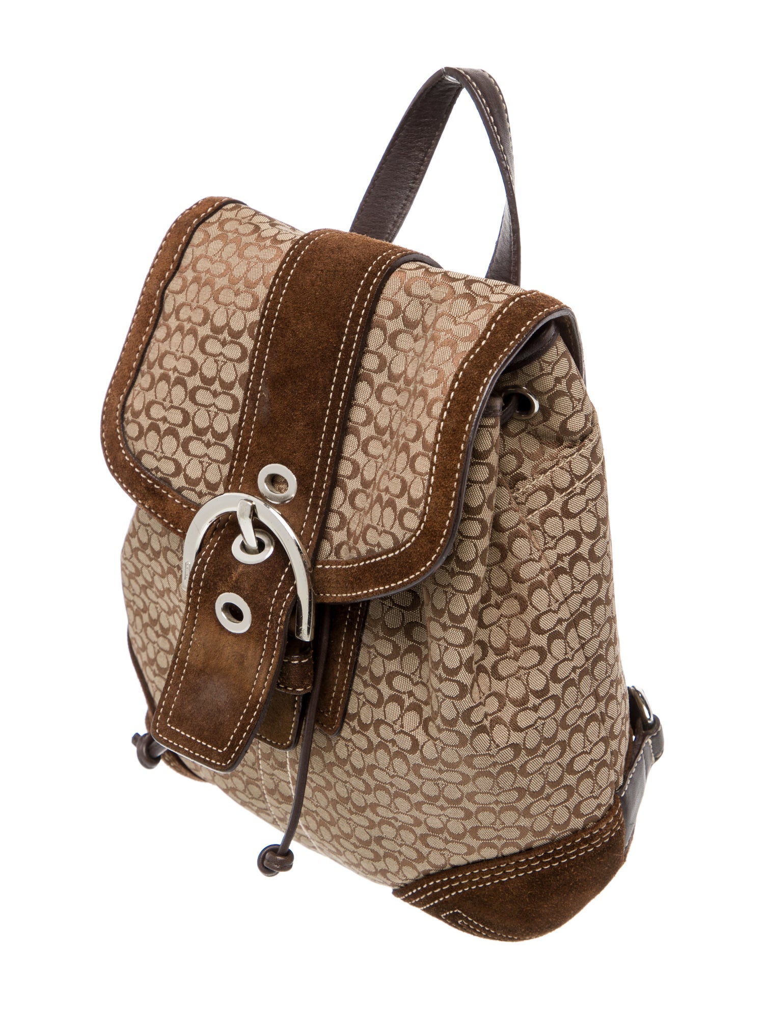 Coach Canvas Backpack
