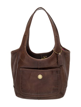 Coach Leather Shoulder Bag