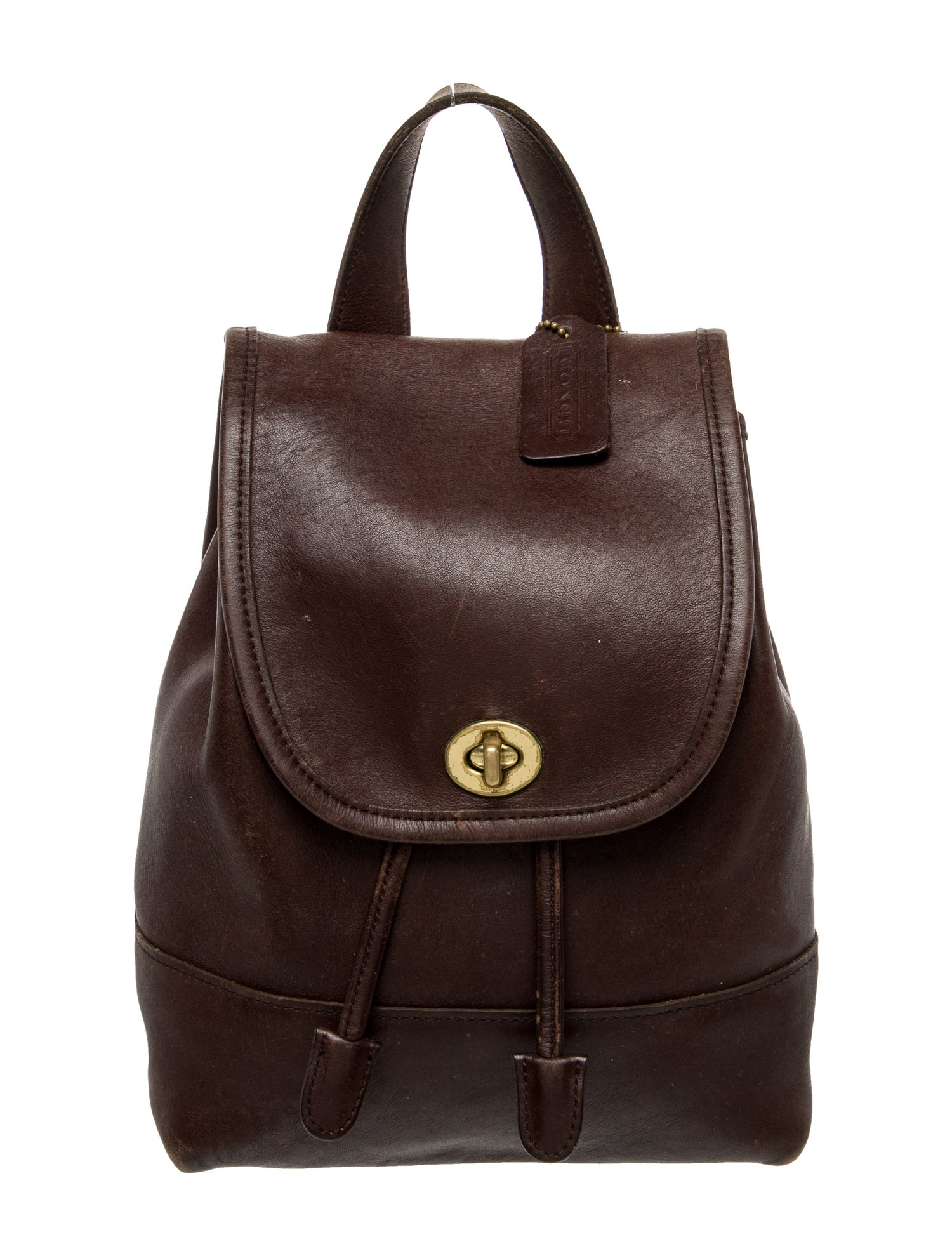 Coach Leather Backpack