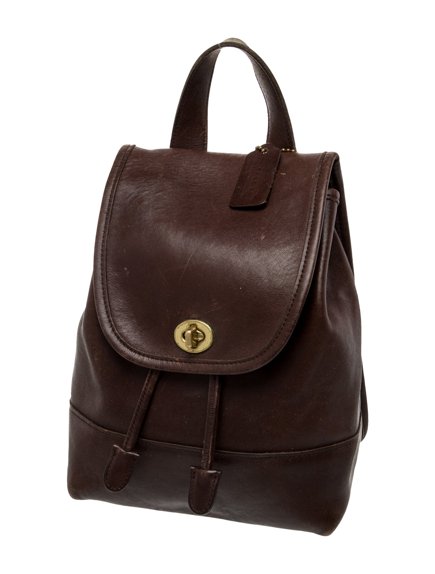 Coach Leather Backpack