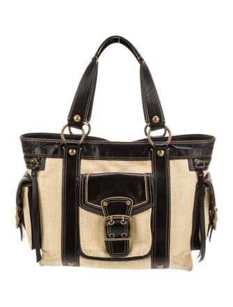 Coach Raffia Shoulder Bag