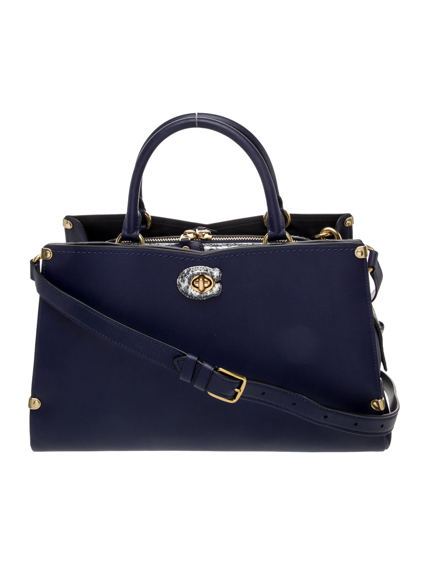 Coach Leather Top Handle Bag w/ Tags