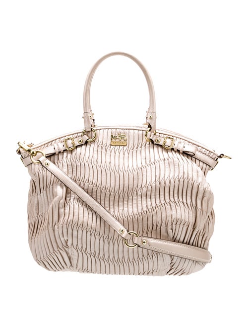 Coach Leather Top Handle Bag