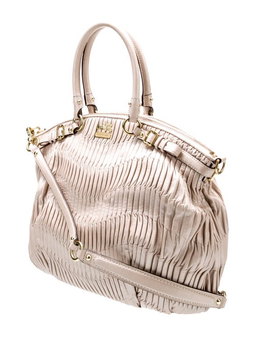 Coach Leather Top Handle Bag