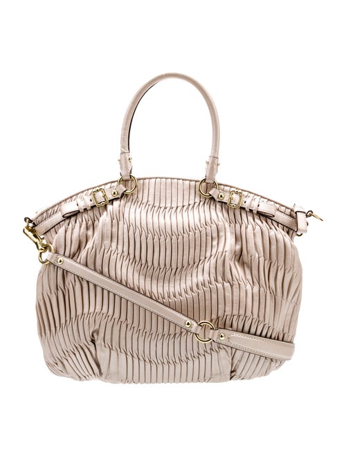 Coach Leather Top Handle Bag