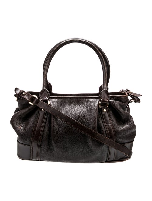 Coach Leather Top Handle Bag