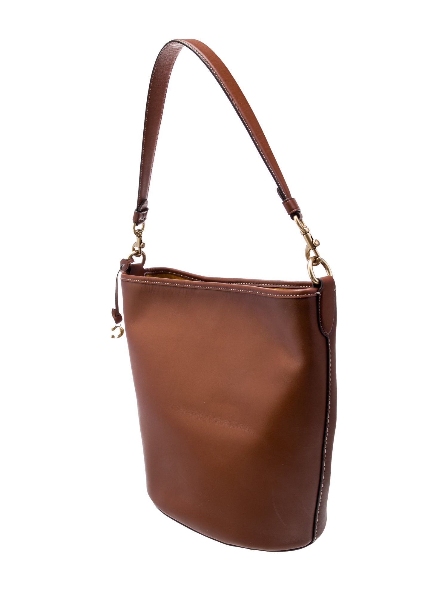 Coach Leather Bucket Bag