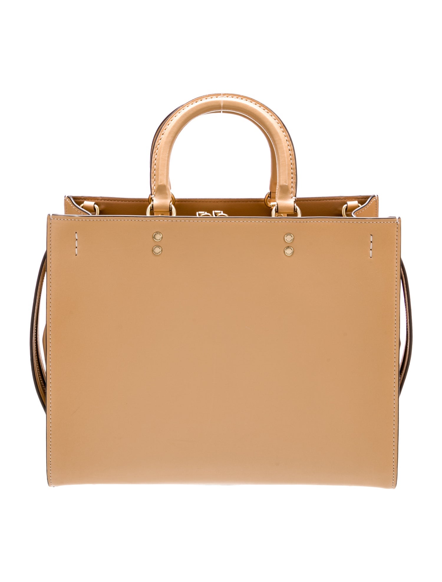 Coach Leather Top Handle Bag