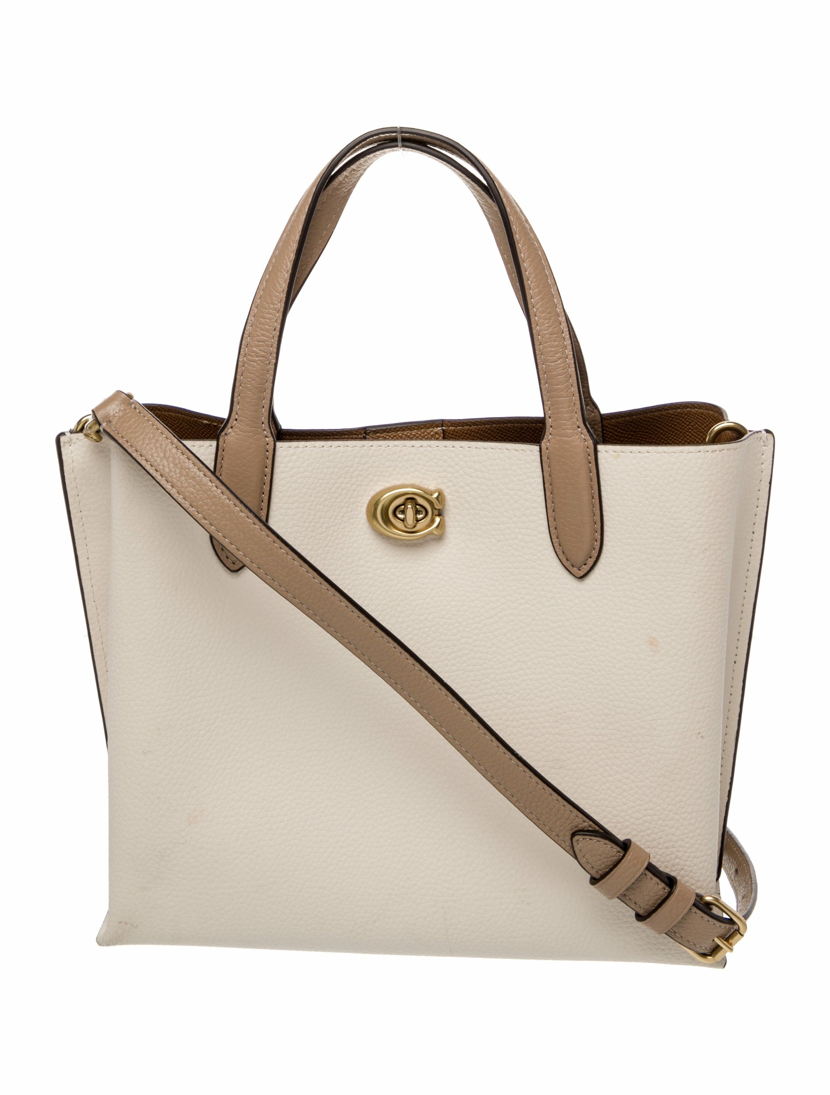 Coach Leather Top Handle Bag