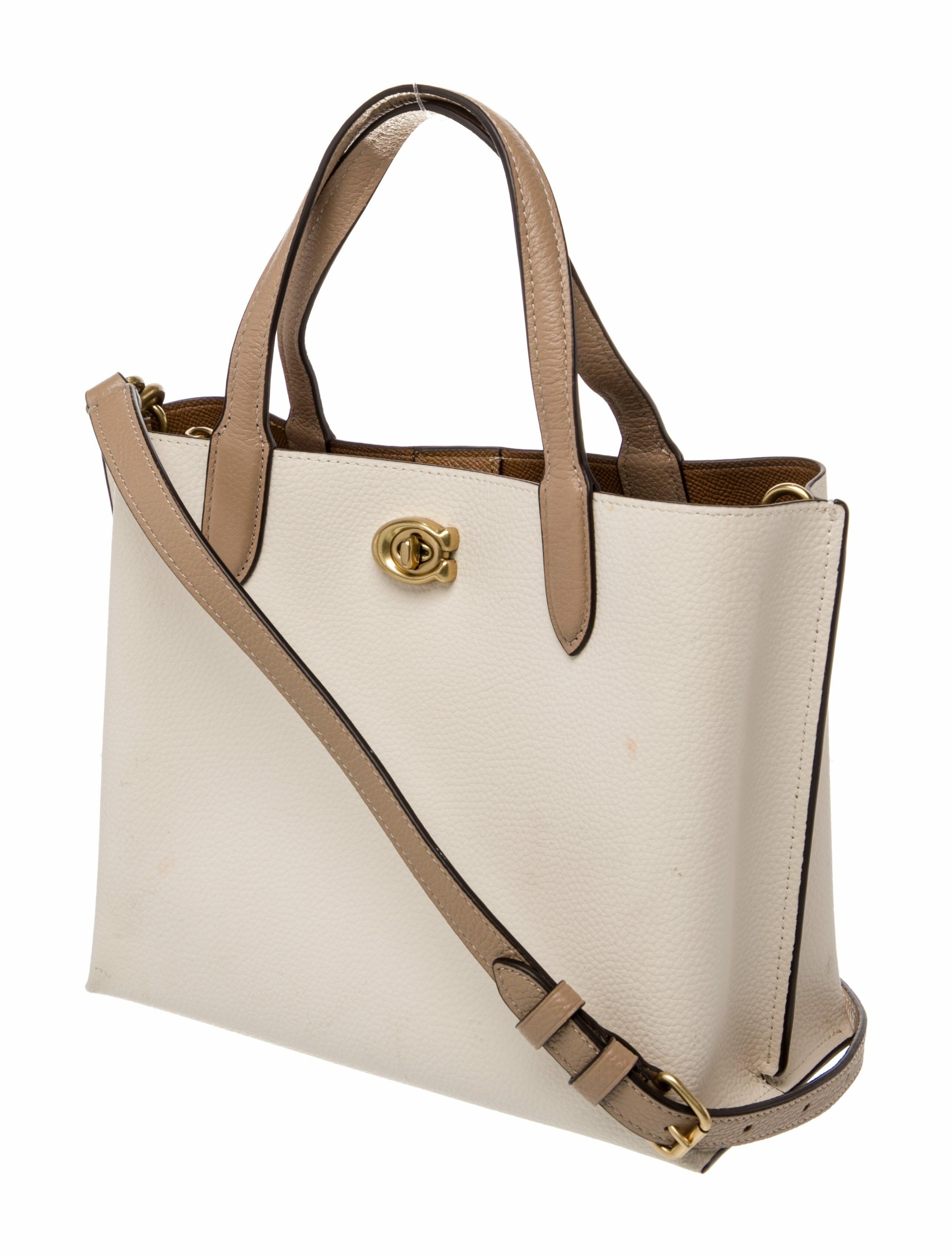 Coach Leather Top Handle Bag