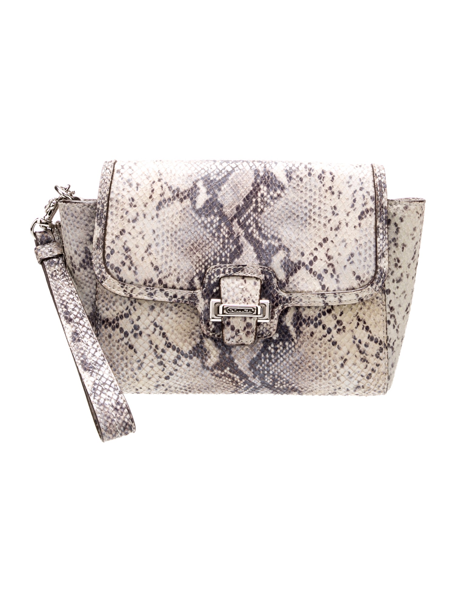Coach Python Clutch