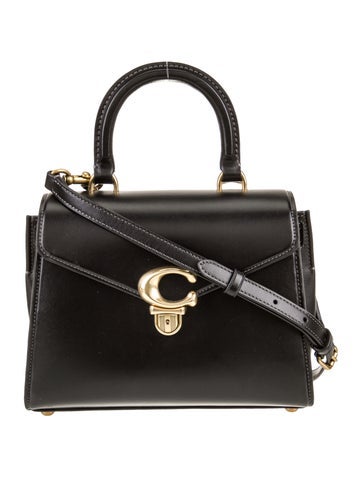 Coach Handle Bags Leather Top Bag