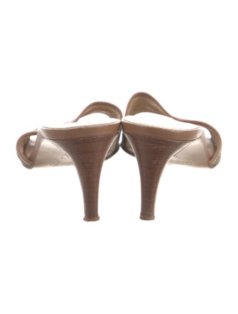 Coach Satin Printed Slides